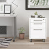 Axton Trinity Mobile File Cabinet In White