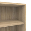 Axton Trinity Bookcase 4 Shelves with 2 Drawers + 2 File Drawers In Oak