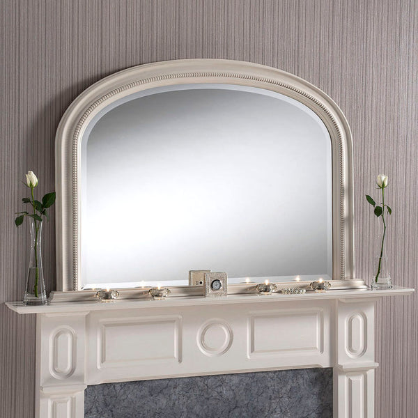 Yearn Over Mantles YG315 Ivory Mirror LOUNGELIVING.CO.UK