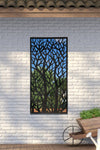 Carrington Extra large Metal Tree Design Decorative Garden Screen Mirror 120cm X 60cm