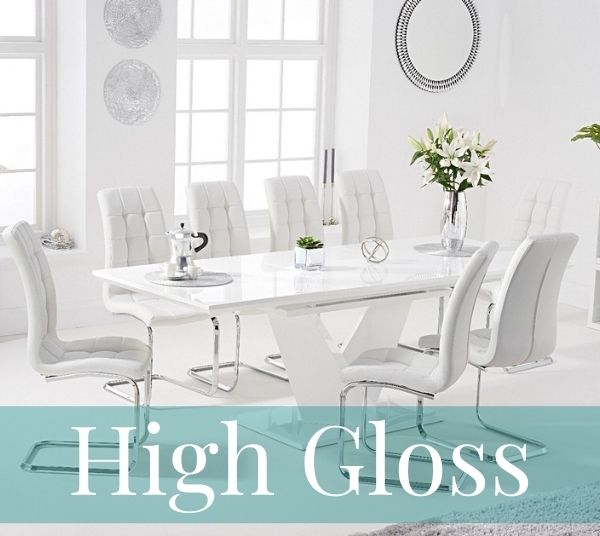 High Gloss Dining Sets