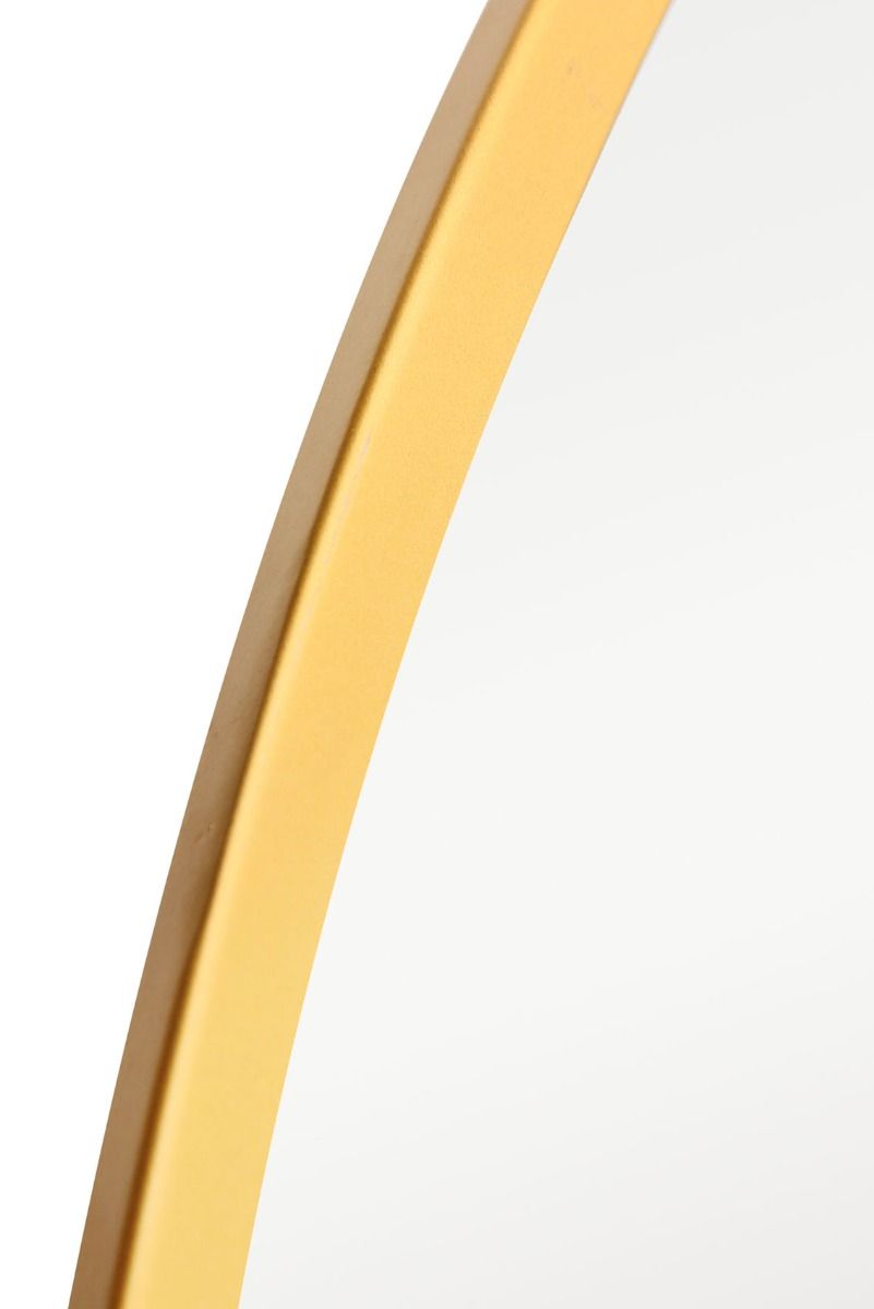 Carrington Gold Edged Circular Modern Wall Mirror 39" (100CM) Diameter