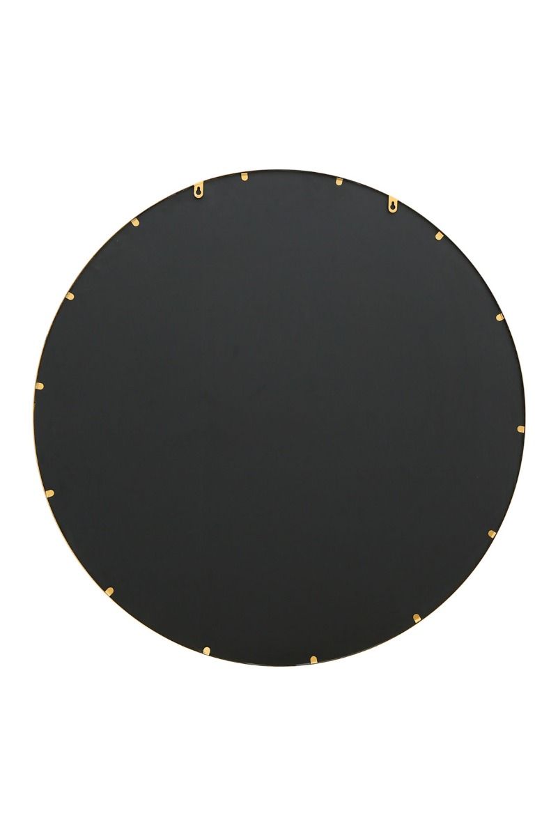 Carrington Gold Edged Circular Modern Wall Mirror 39" (100CM) Diameter