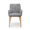 Hawksmoor Sidcup Tweed Grey Dining Chair (Pair)