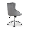 Hawksmoor Rocco Brushed Velvet Grey Office Chair