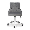 Hawksmoor Rocco Brushed Velvet Grey Office Chair