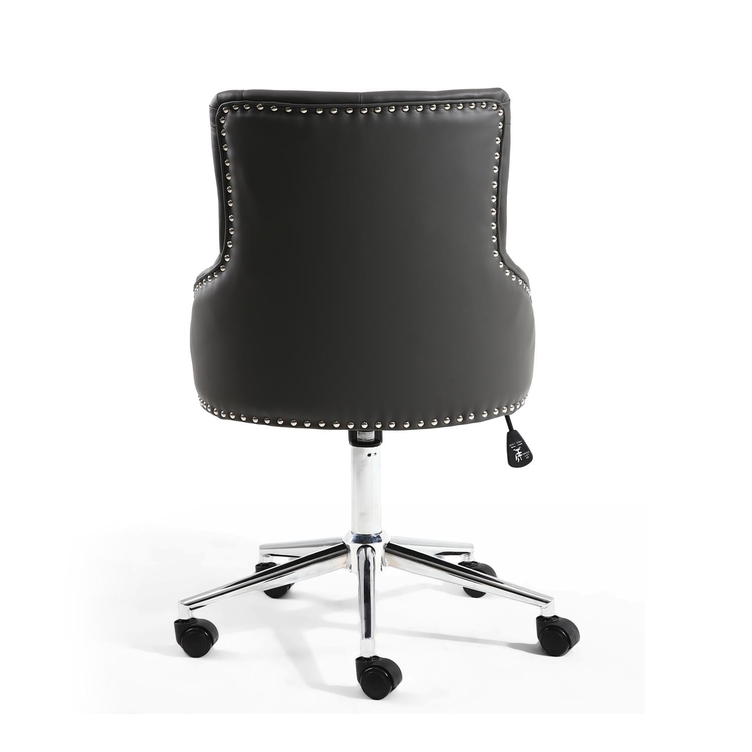 Hawksmoor Rocco Leather Match Graphite Grey Office Chair
