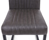 Hawksmoor Archer Cantilever Leather Effect Grey Dining Chair (Pair)