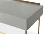 Gillmore Space Alberto Dressing Table Grey With Brass Accent