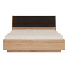 Axton Eastchester 160cm Double Bed Frame With Lift Up Frame Inc Slats In Oak