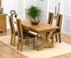 Avignon 160cm Solid Oak Extending Table