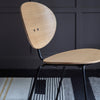 Mayfield Halkirk Birch Wood Oak Veneer Dining Chair (4 Pack)