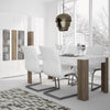 Axton Bronxdale 160 cm Dining Table + 6 Milan High Back Chair White