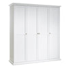 Axton Westchester Wardrobe with 4 Doors In White