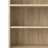 Axton Trinity Bookcase 5 Shelves with 2 Doors in Oak