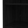 Axton Trinity Bookcase 4 Shelves in Black woodgrain