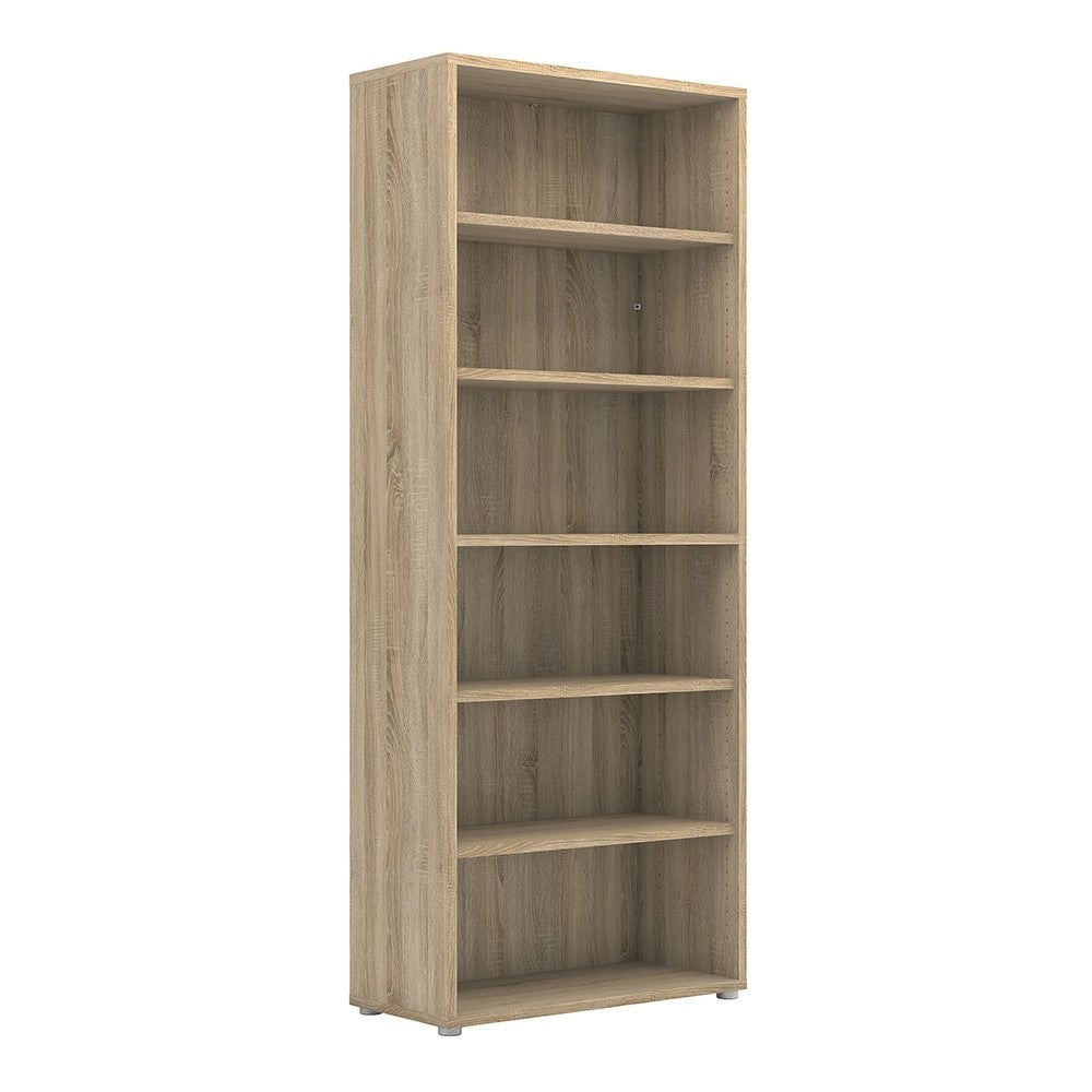 Axton Trinity Prima Bookcase 5 Shelves In Oak