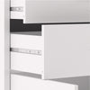 Axton Trinity Bookcase 2 Shelves with 2 Drawers And 2 Doors In White