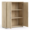 Axton Trinity Bookcase 2 Shelves with 2 Doors in Oak