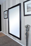 Carrington Baroque Black Shabby Chic Design Leaner Mirror 167 x 106 CM