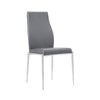 Axton Woodlawn Small Extending Dining Table 90/180cm + 6 Milan High Back Chair Grey