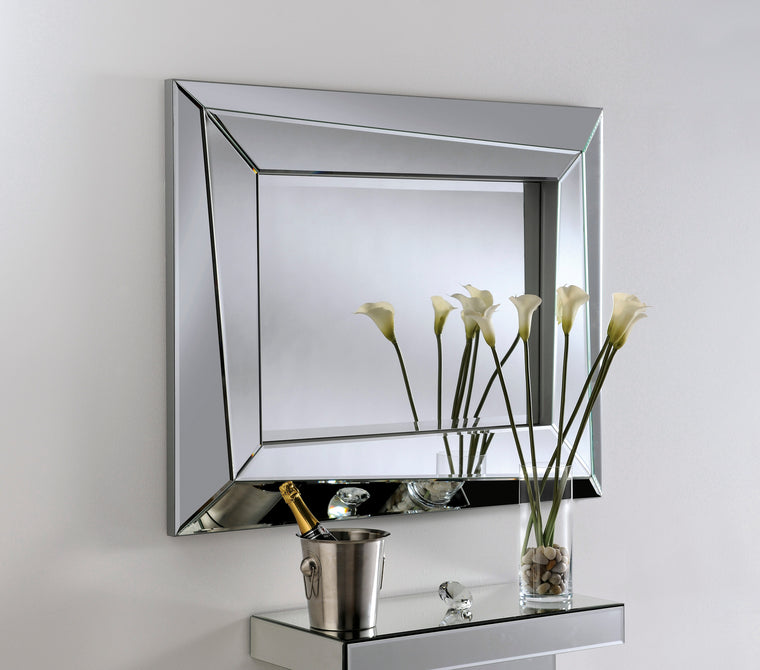 Yearn Art Deco ART605 Silver Mirror