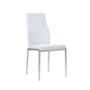 Axton Woodlawn Medium Extending Dining Table 140/180 cm + 4 Milan High Back Chair White.