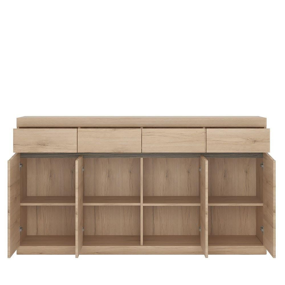 Axton Eastchester Wide 4 Drawer 4 Door Sideboard