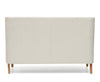 Casa Bella 2 Seater Ivory Fabric Sofa with Cushions