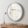 Yearn Contemporary Classic Circle Light Grey Mirror
