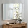 Yearn Contemporary Classic Rectangle Silver Mirror