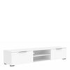 Axton Throggs TV Unit 2 Drawers 2 Shelf In White High Gloss
