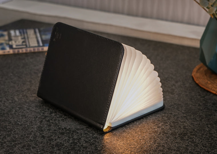 Ging-Ko Large Black Leather Smart Book Light