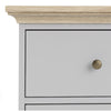 Axton Westchester Chest of 4 Drawers In White and Oak