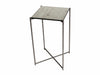 Gillmore Space Iris Square Plant Stand Antiqued Glass Top 