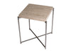 Gillmore Space Iris Square Side Table Weathered Oak Top