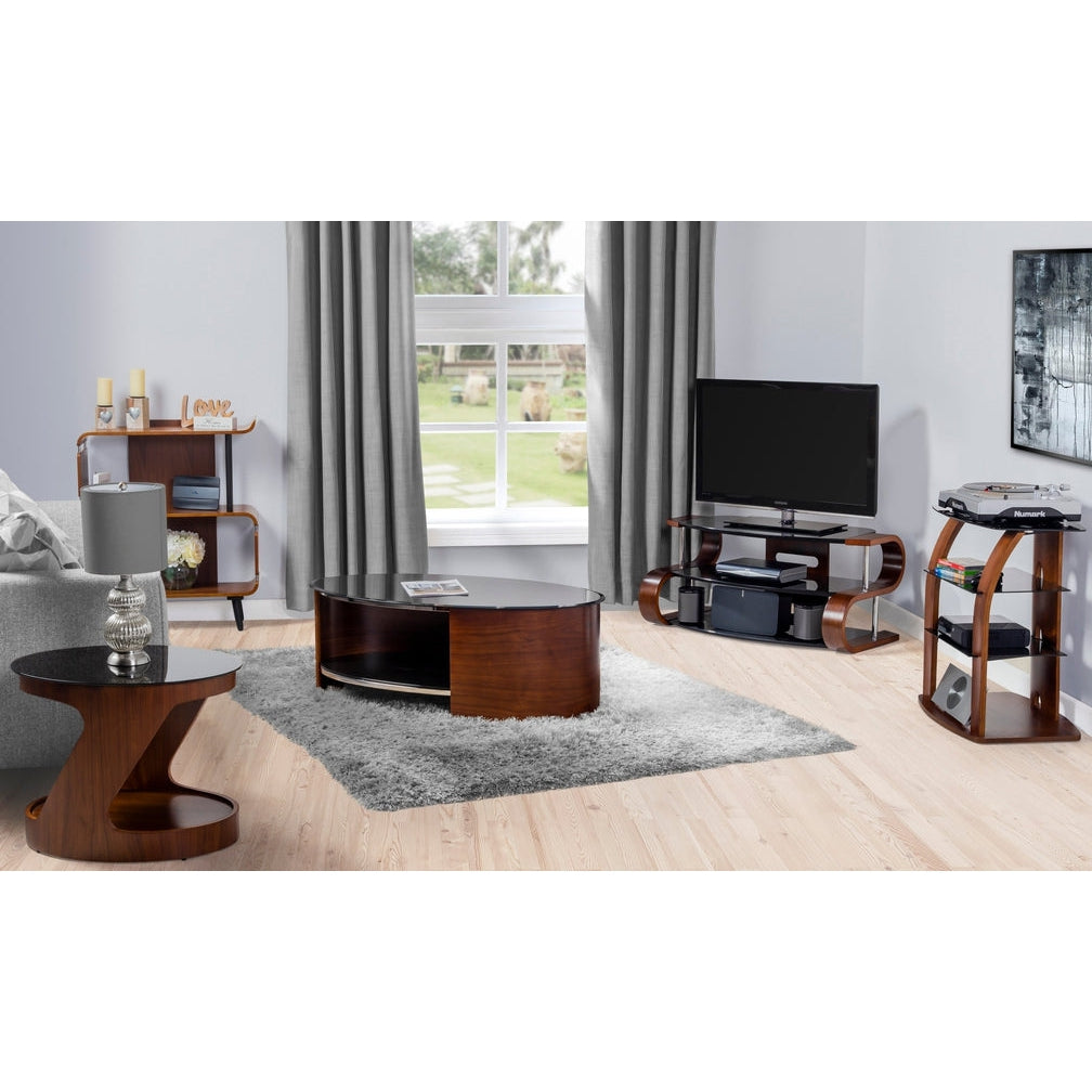 Oval lamp store table