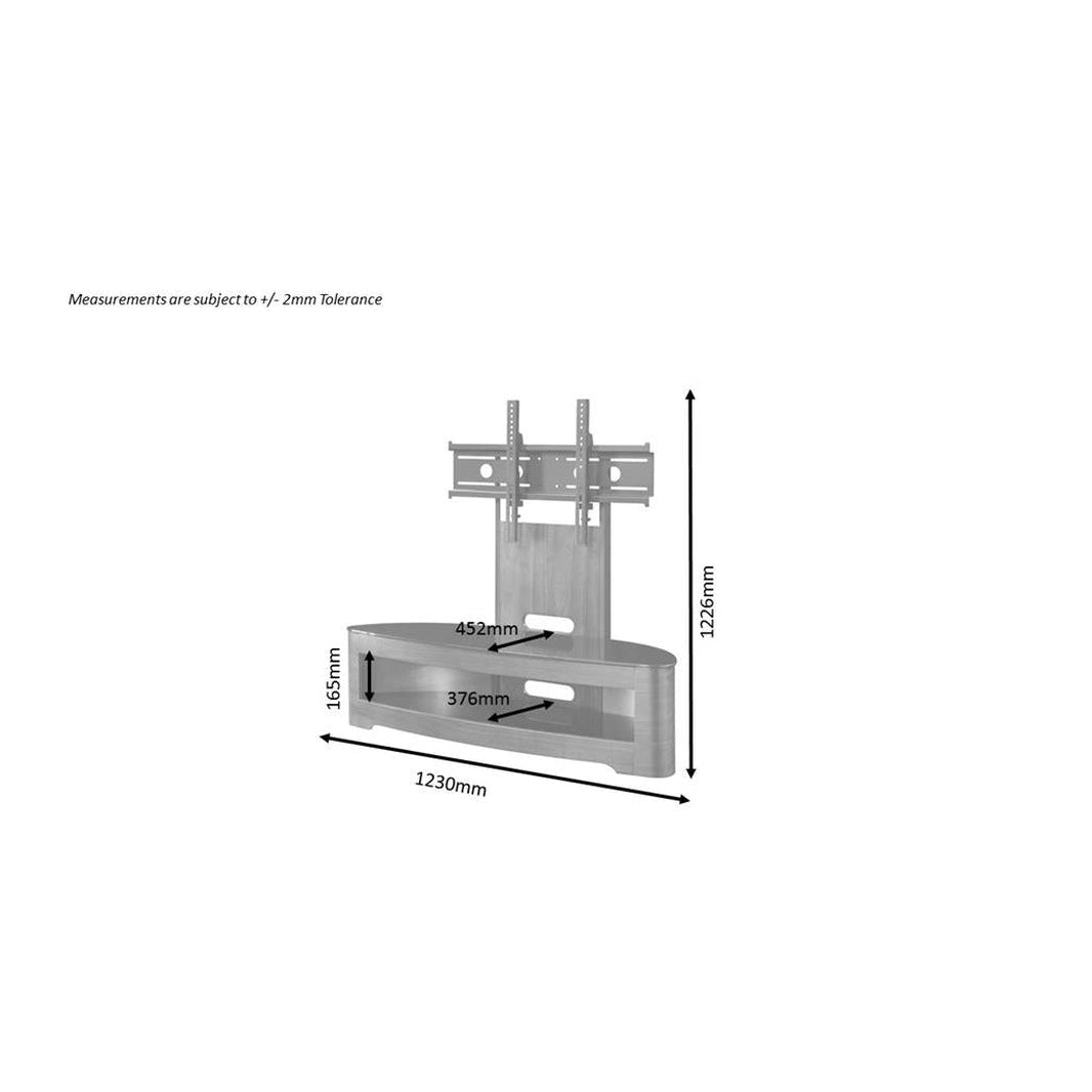 Jual Furnishings Florence Oak Cantilever TV Stand