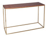 Gillmore Space Kensall Console Table Walnut Brass