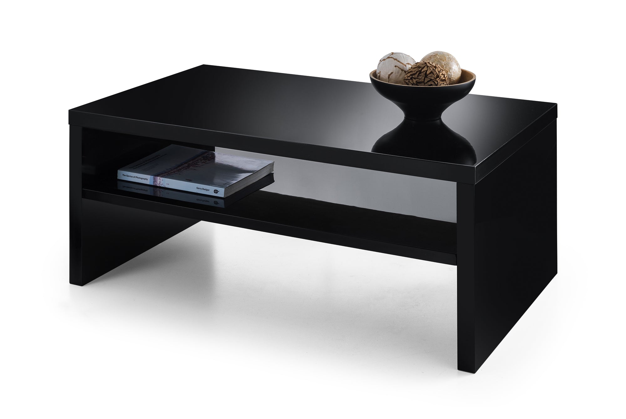 Julian Bowen Metro High Gloss Coffee Table Black LOUNGELIVING.CO.UK
