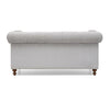 Montrose Chesterfield Grey Fabric 2 Seater Sofa