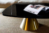 Gillmore Space Oscar Square Coffee Table Black Marble