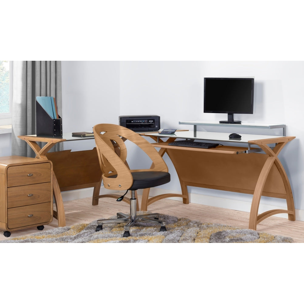 Helsinki 900 oak shop desk by jual