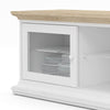 Axton Westchester TV Unit - Wide - 2 Doors 1 Shelf In White and Oak