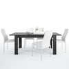 Axton Laconia Dining Table + 6 Milan High Back Chair White