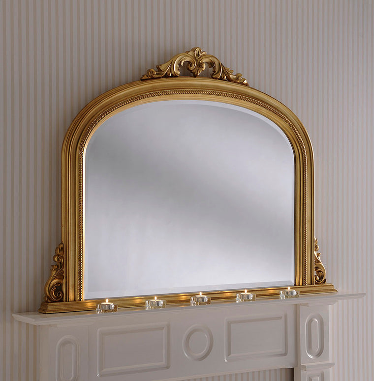 Yearn Over Mantles YG313 Gold Leaf Mirror