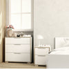 Axton Clason Chest of 3 Drawers In White and Oak