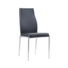 Axton Woodlawn Medium Extending Dining Table 140/180 cm + 4 Milan High Back Chair Black