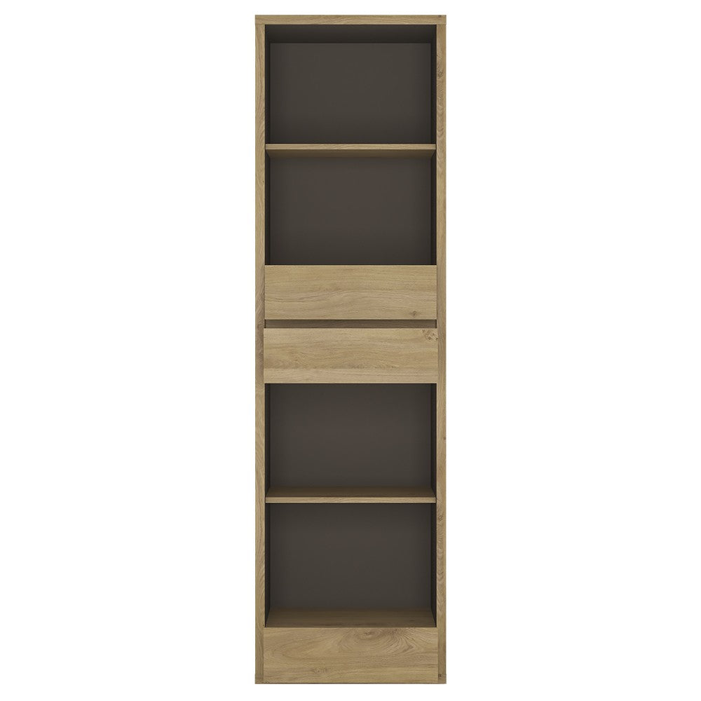 Axton Kingsbridge Tall Narrow 3 Drawer Bookcase