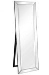 Carrington  All Glass Modern Cheval Mirror 170 x 58 CM